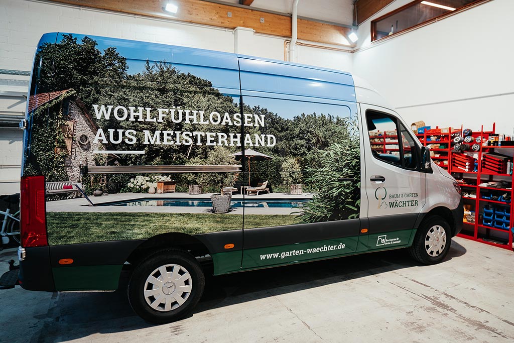Mercedes Sprinter KFZ Autofolierung, ganz Bulli foliert