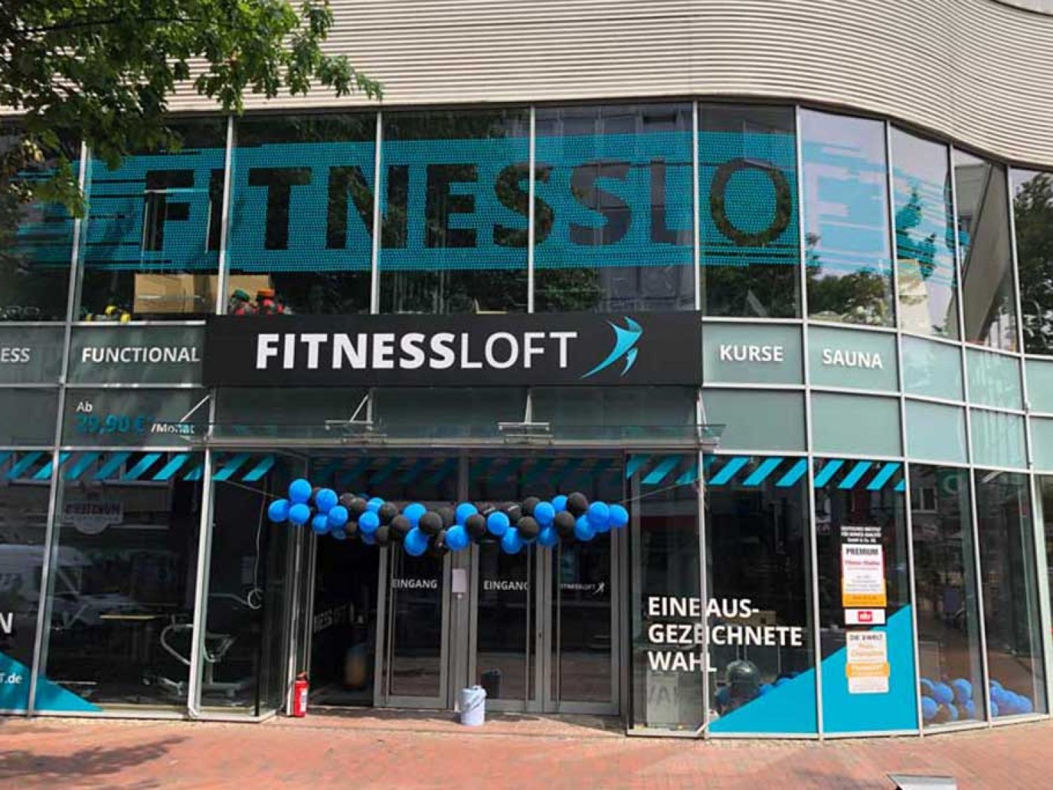 Fitnessloft Werbung Bielefeld